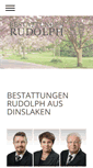 Mobile Screenshot of bestattungen-rudolph.de